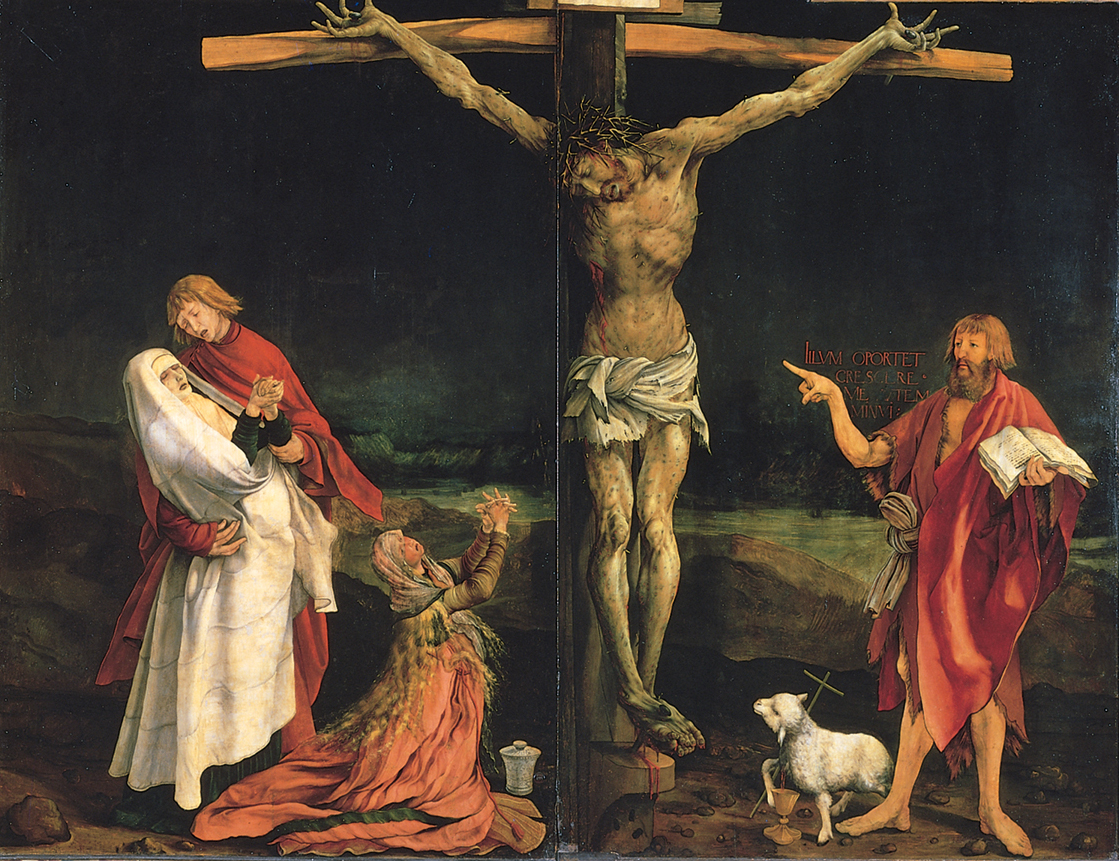 Isenheimer Altar - Matthias Gruenewald - Der Erstgeborene - Der Vater am Kreuz